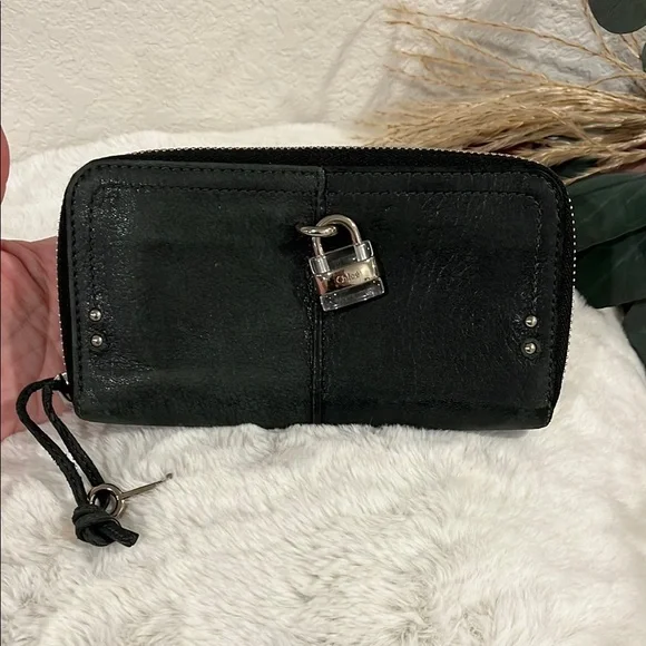 Chloe Black and Silver Wallet - Picture 1 of 8